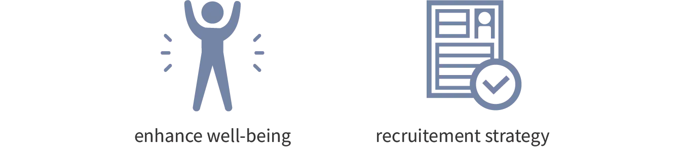 As a corporate welfare facility and recruitment strategy