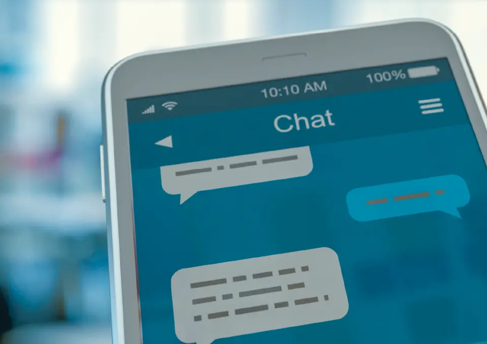 滞在中のチャットサポート